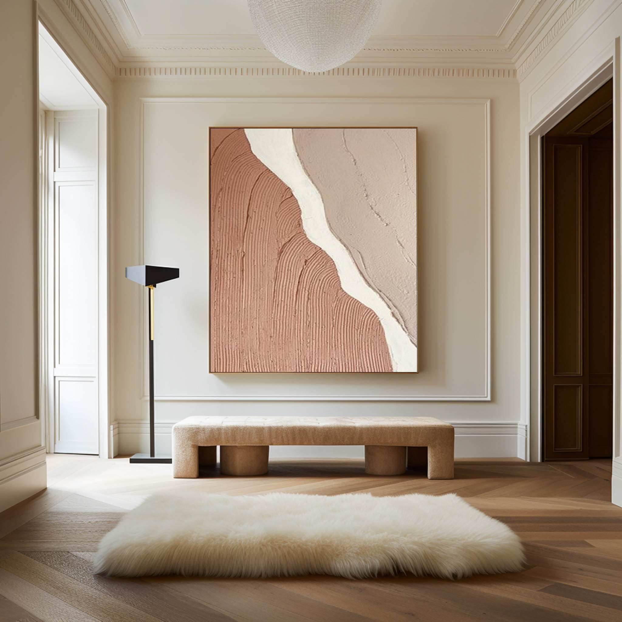 3D Texture Abstract Painting #ABAV128
