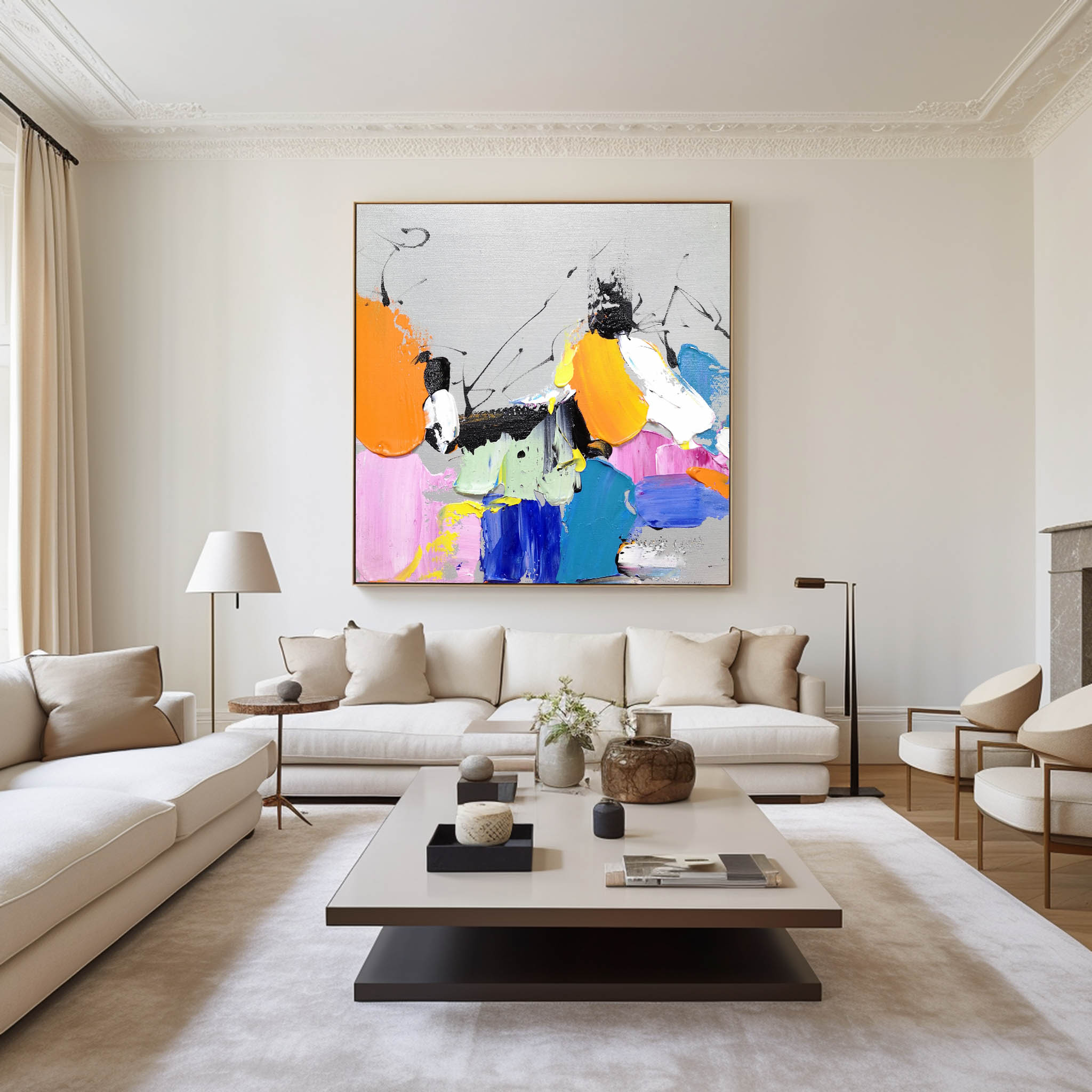 Colorful Abstract Painting #ABAS46