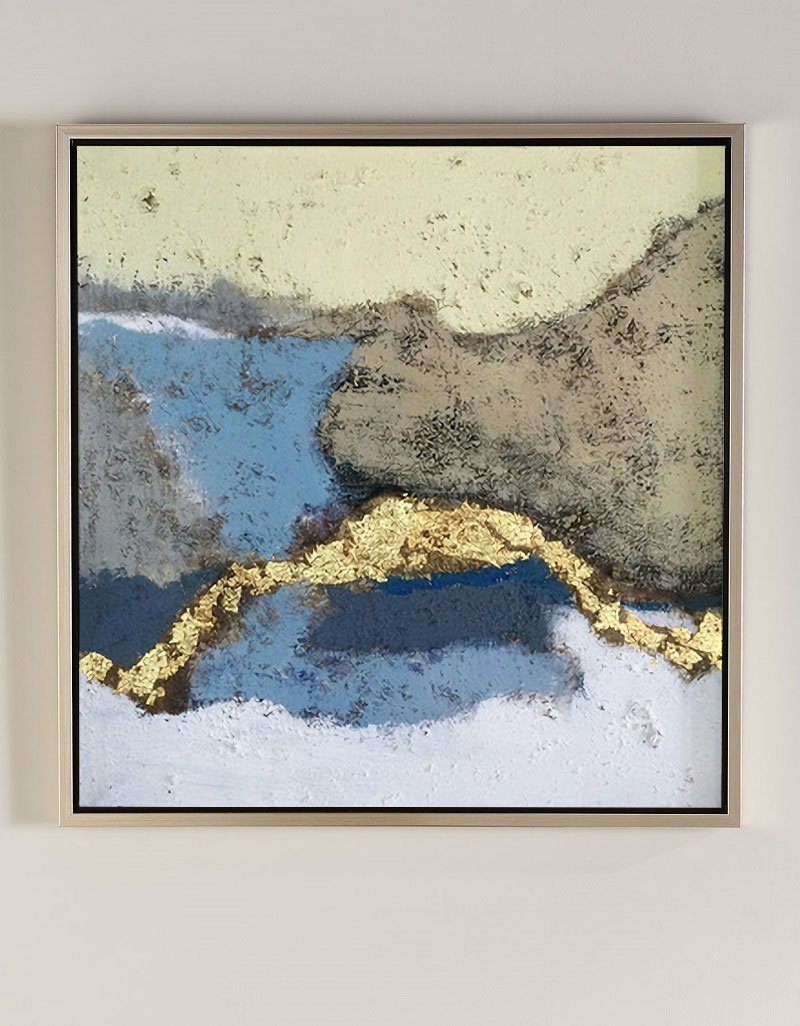 Gold Landscape Abstract Art #ABLS06