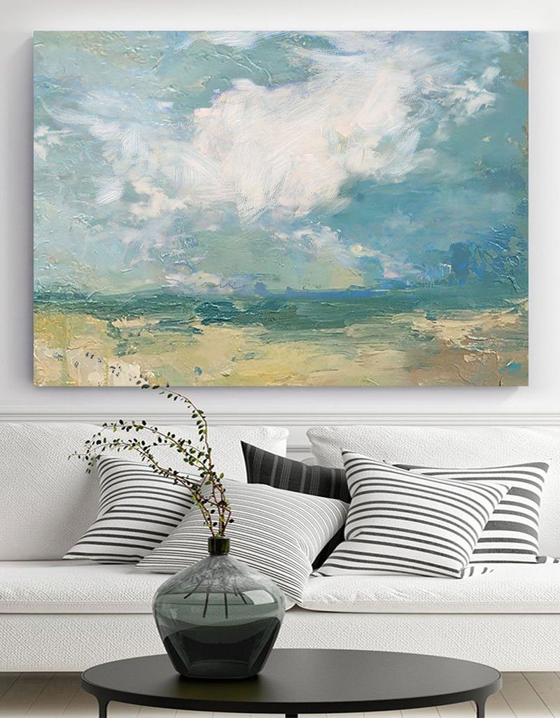 Large Sky And Sea Painting #ABSH05