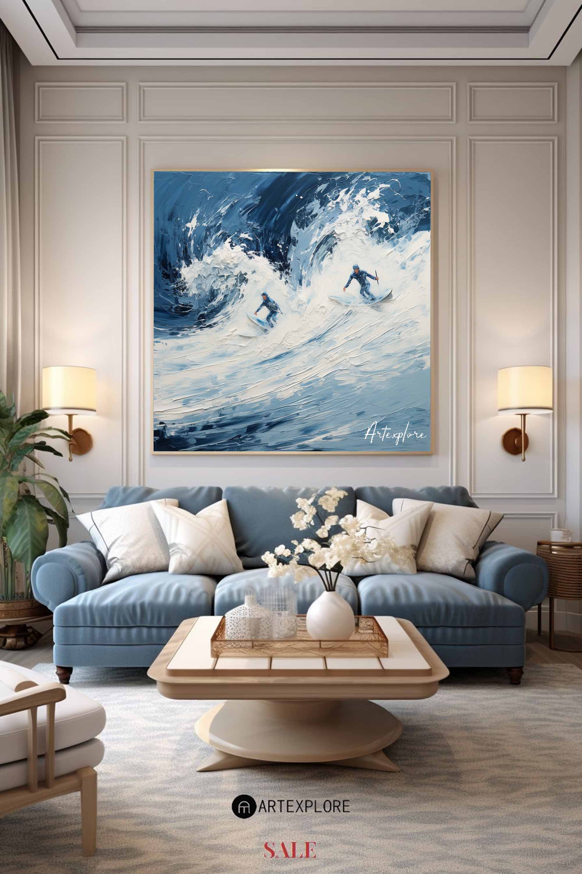Abstract Surf Art Painting #ABSS30
