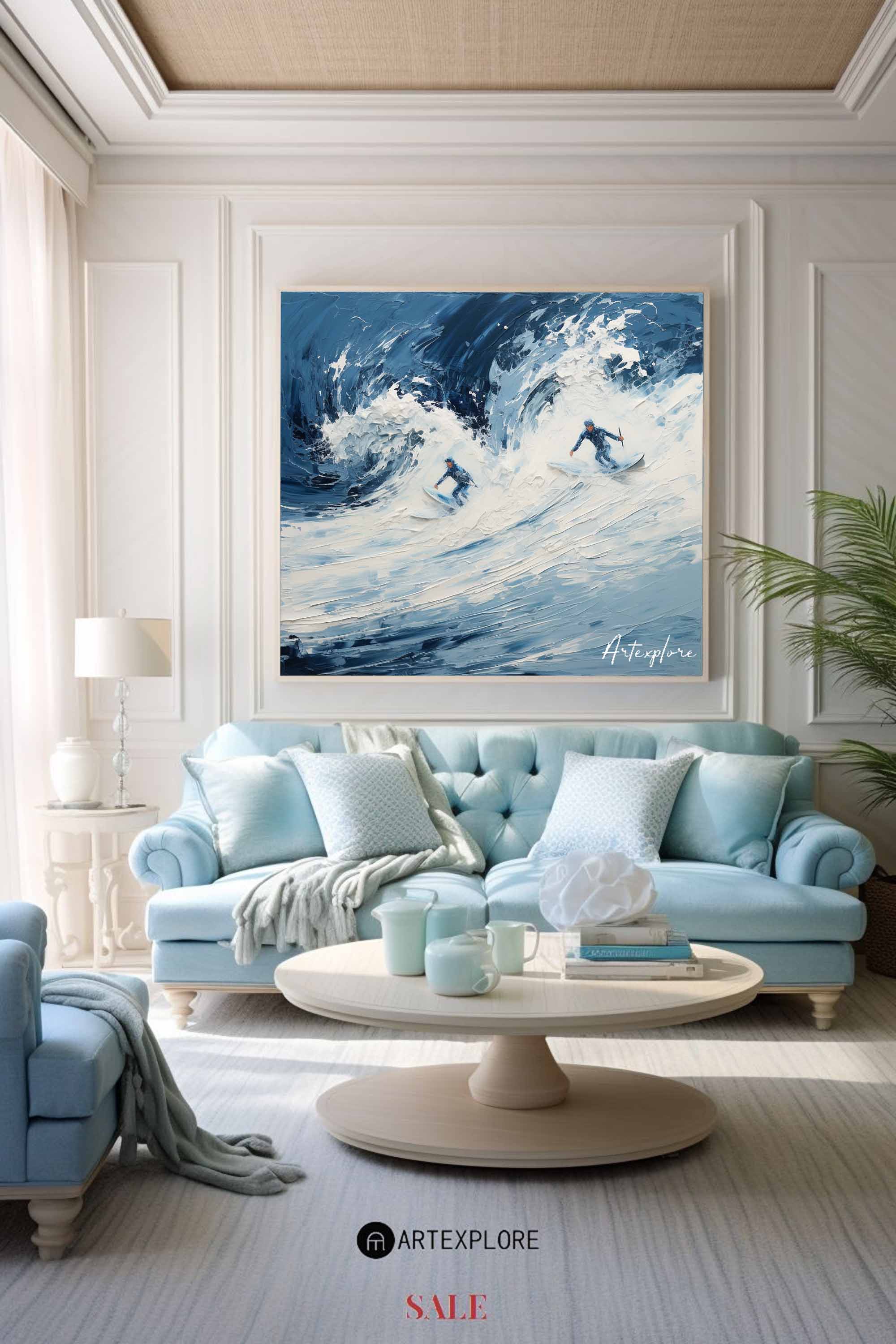 Abstract Surf Art Painting #ABSS30