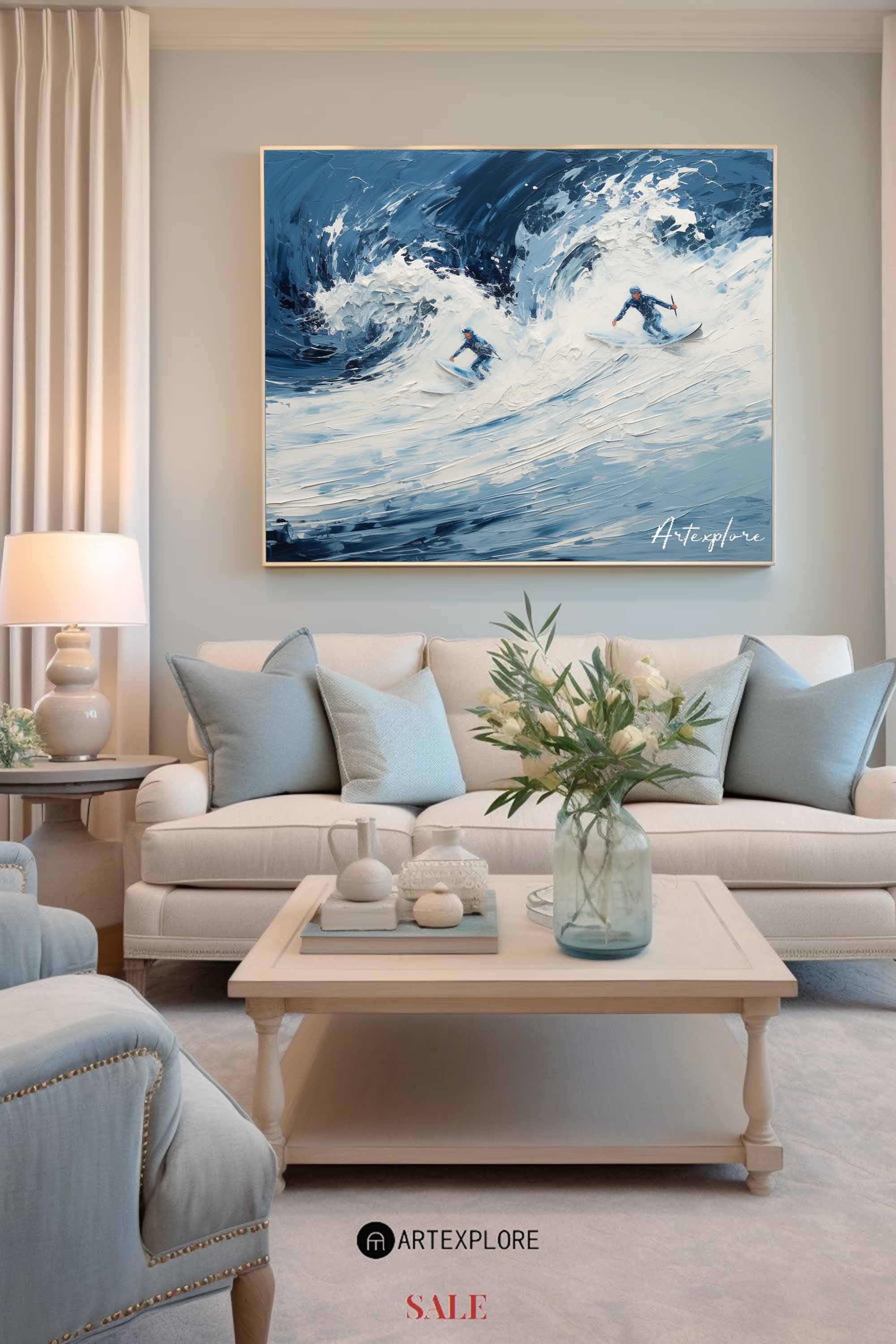 Abstract Surf Art Painting #ABSS30