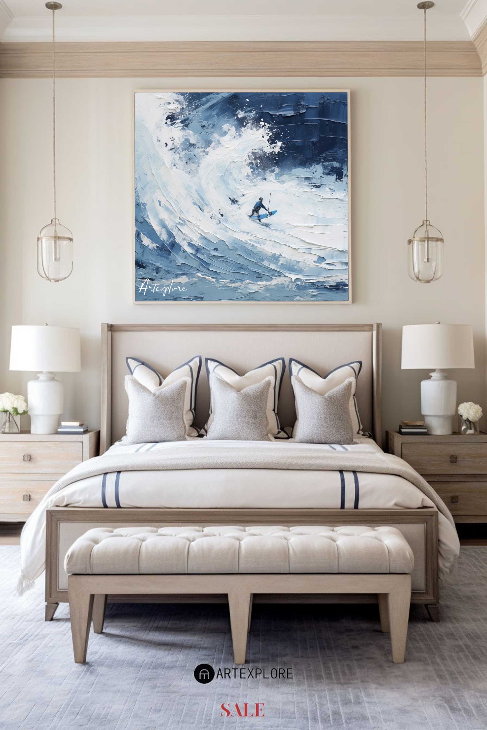 Abstract Surf Art Painting #ABSS31