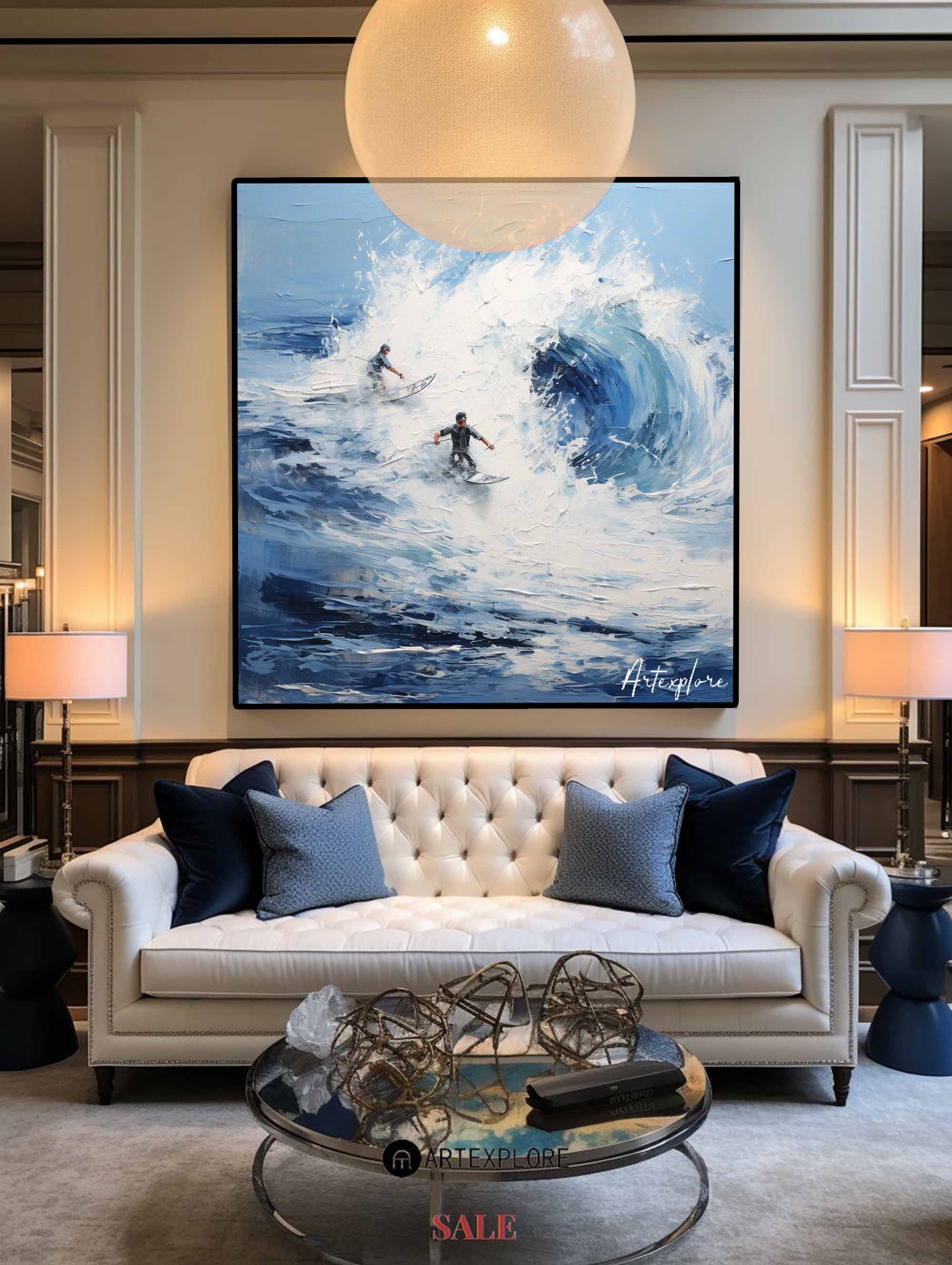 Abstract Surf Art Painting #ABSS32