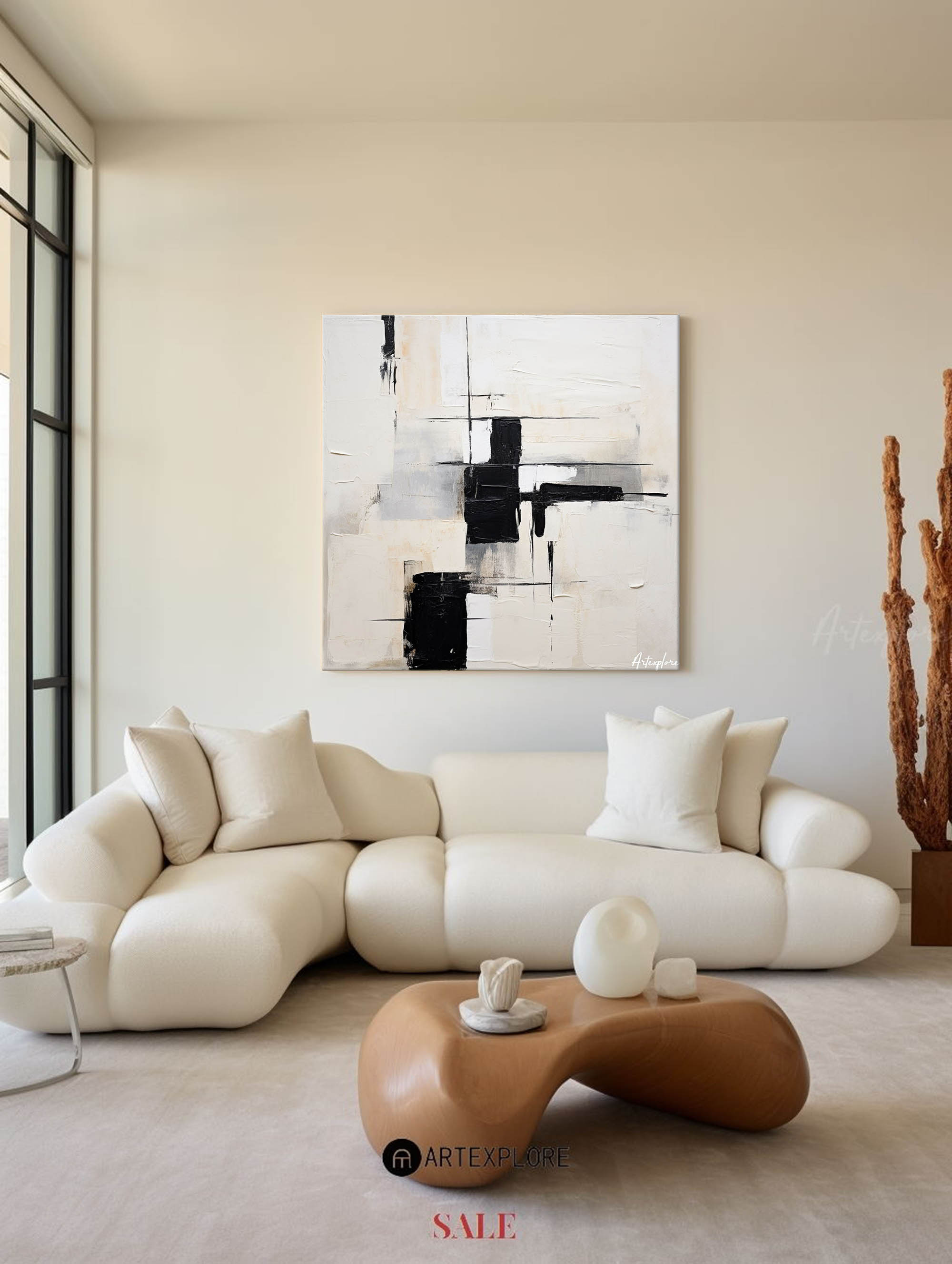 Modern Abstract Painting #ABAS147