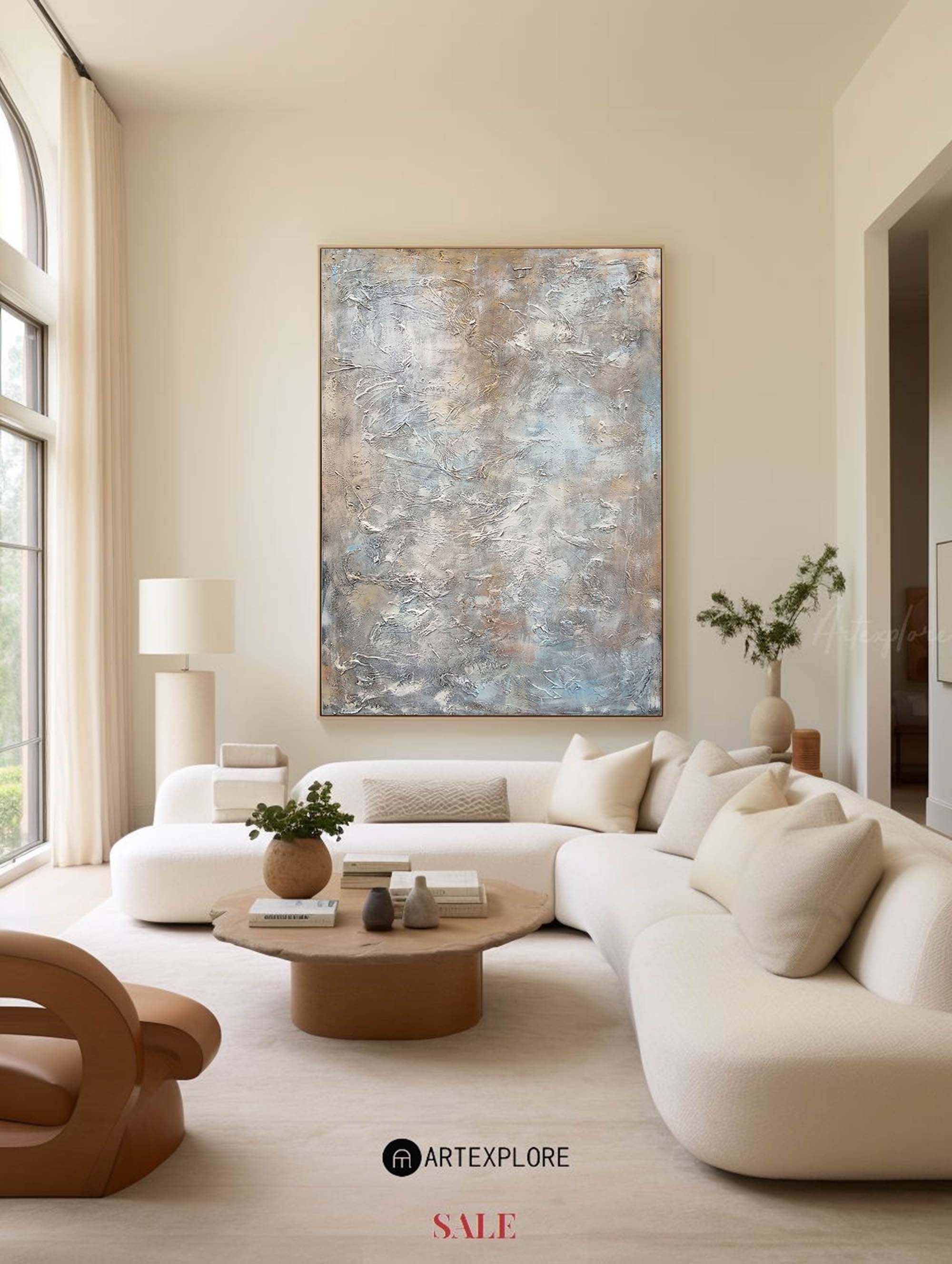 Brown Abstract Painting #ABAV20