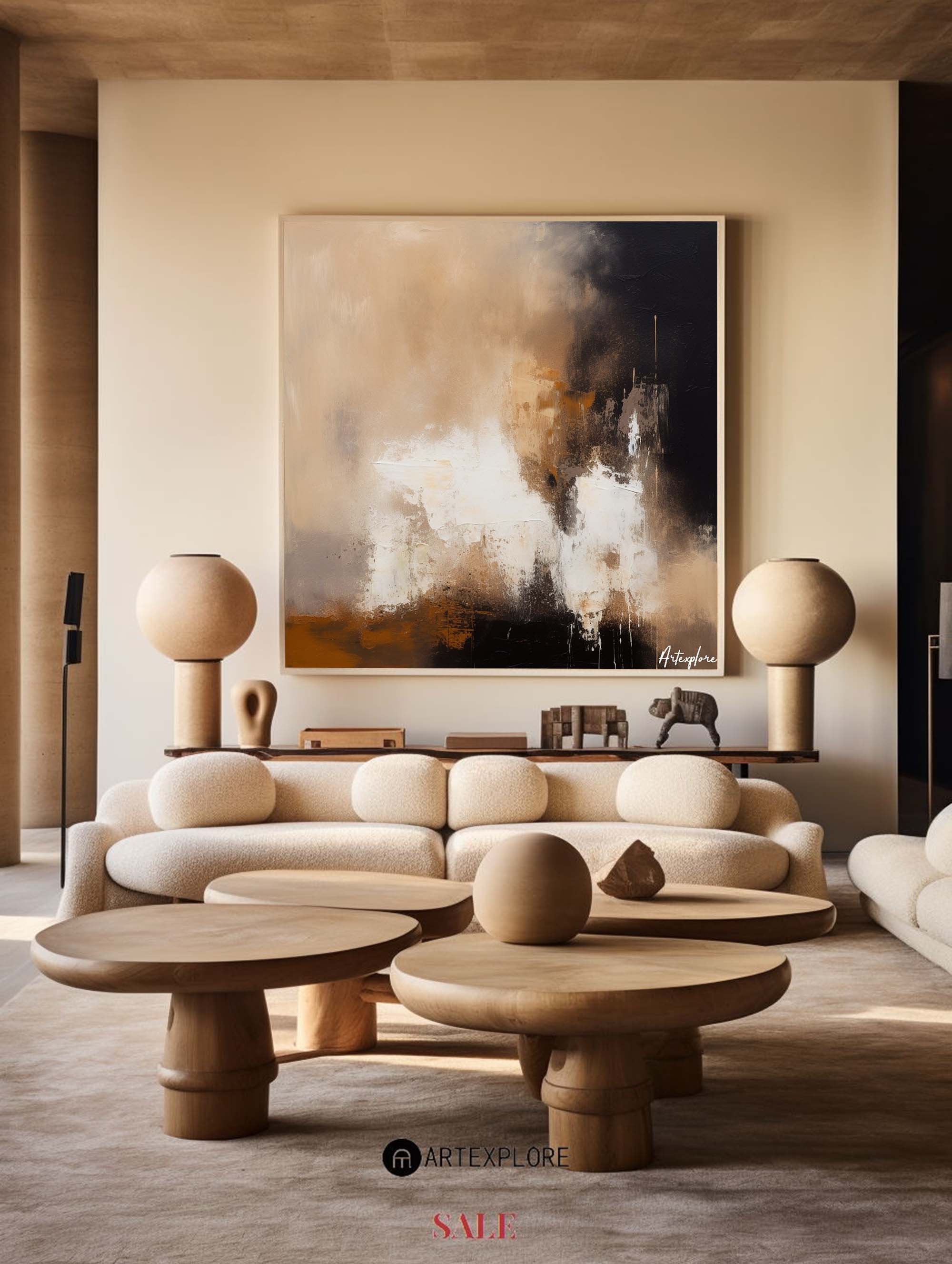 Modern Abstract Painting #ABAS138