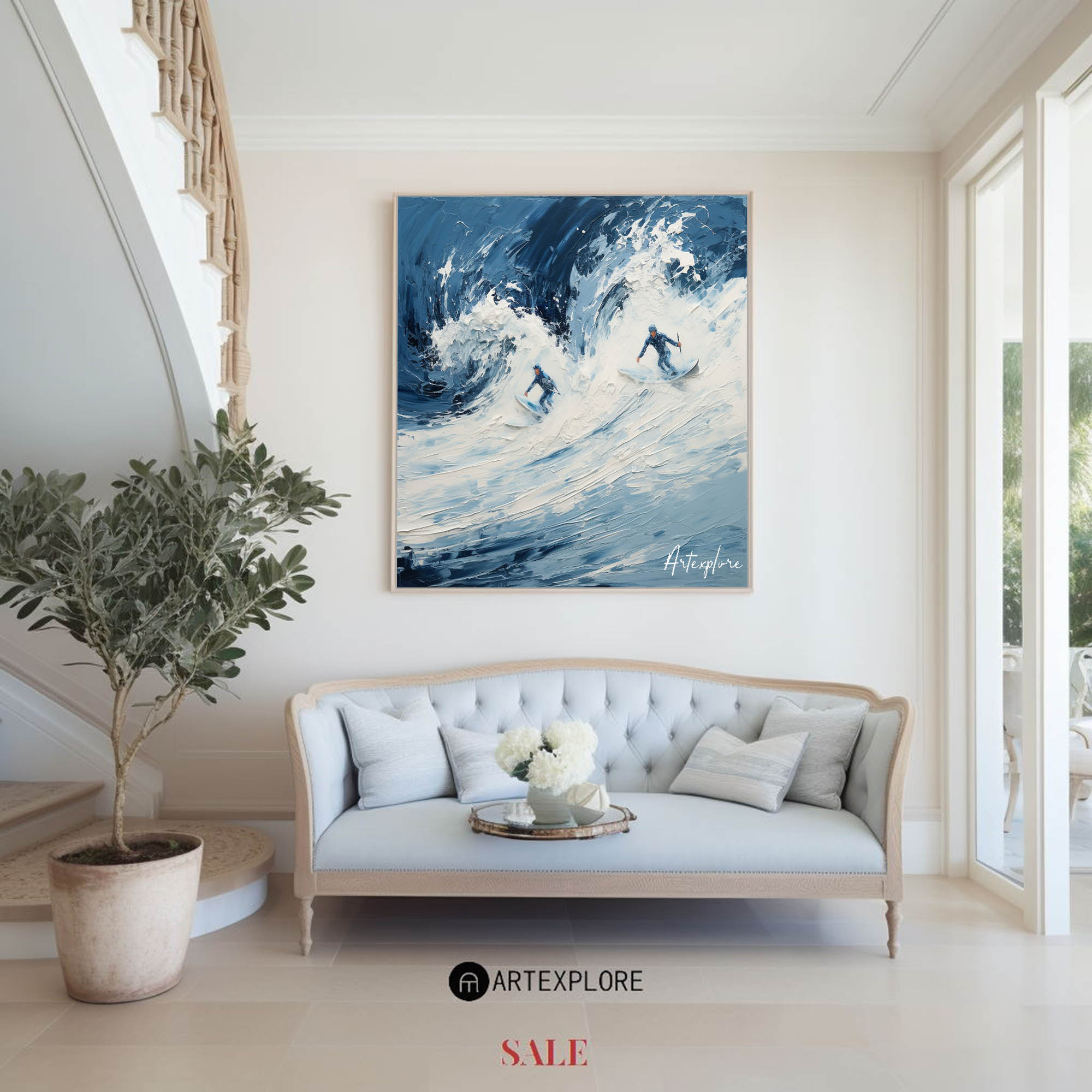 Abstract Surf Art Painting #ABSS30