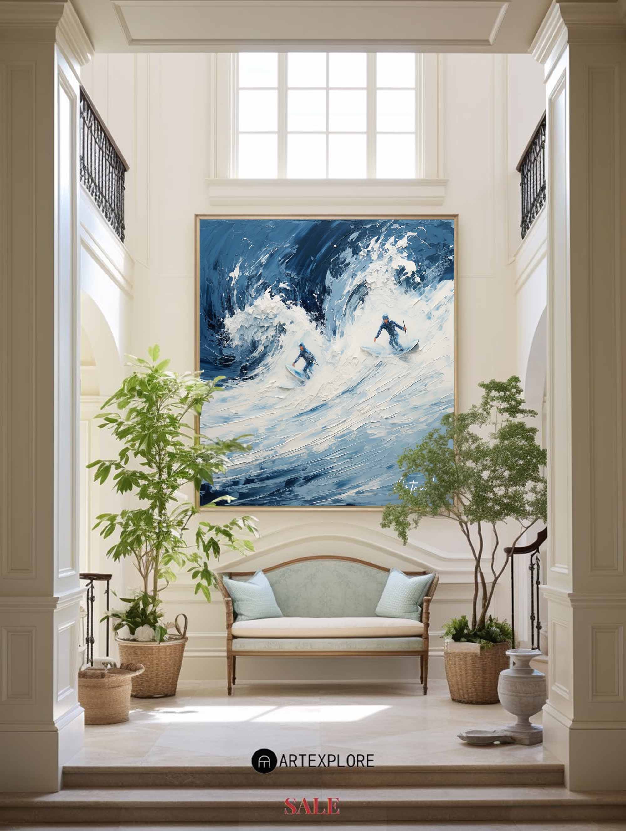 Abstract Surf Art Painting #ABSS30