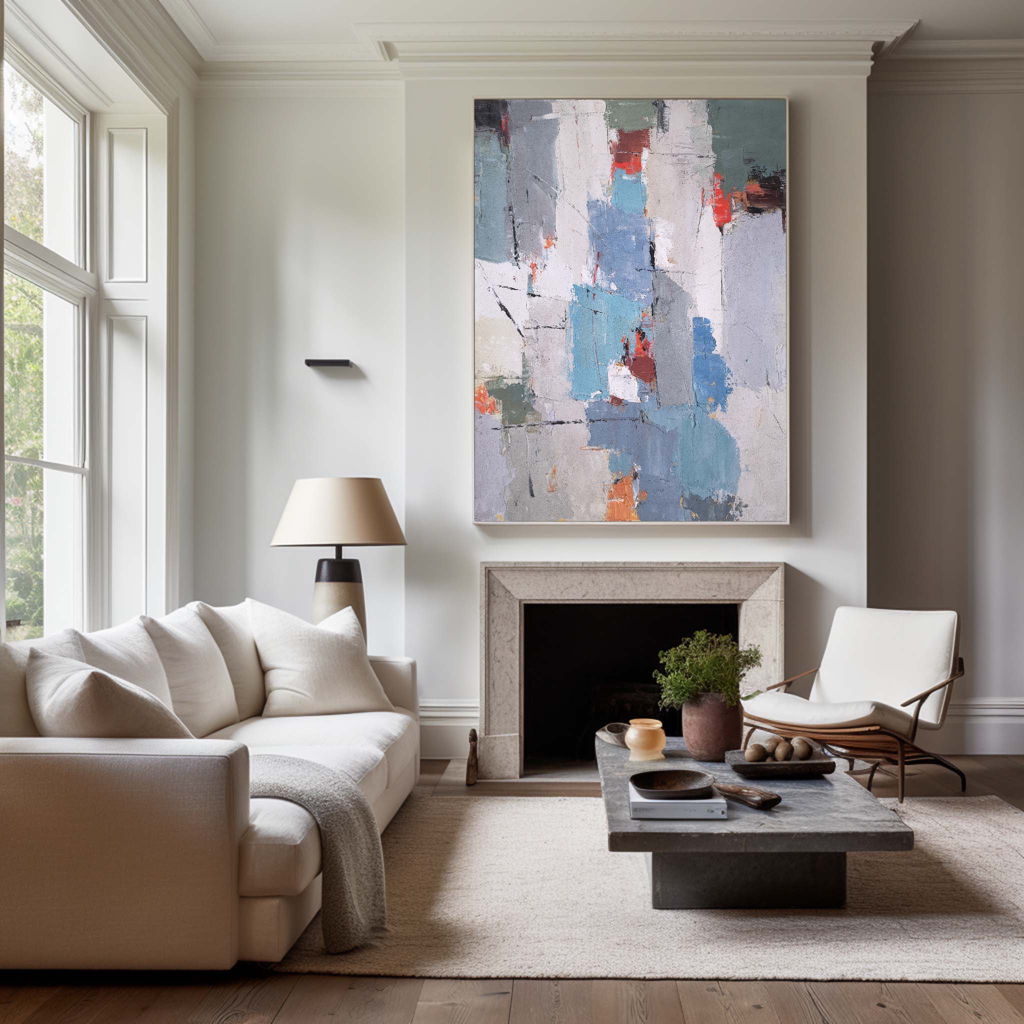 Modern Abstract  Painting #ABAV50