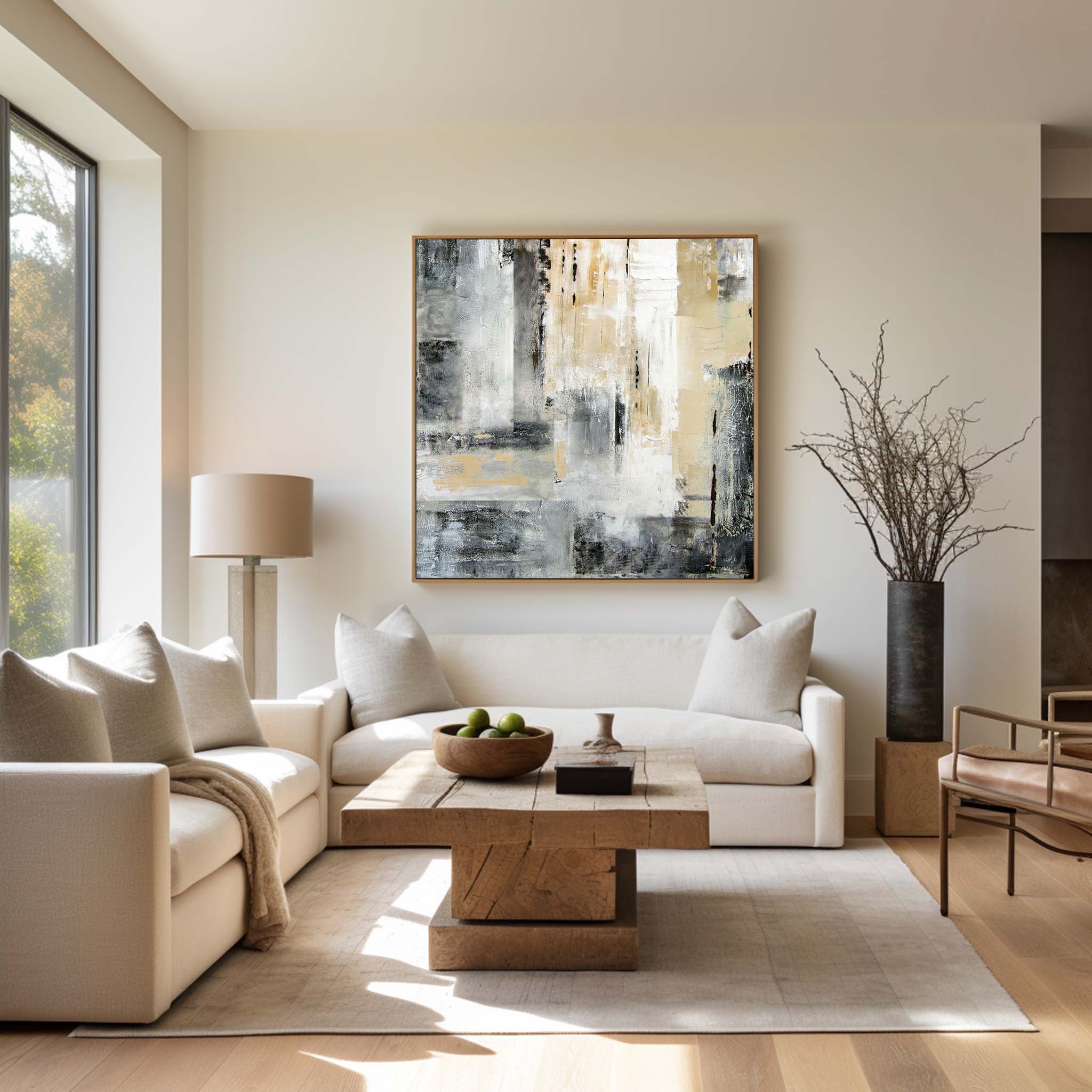 Large Abstract Skyline Art #URS01