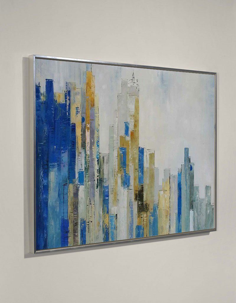 Urban Skyline Abstract Art #URH02