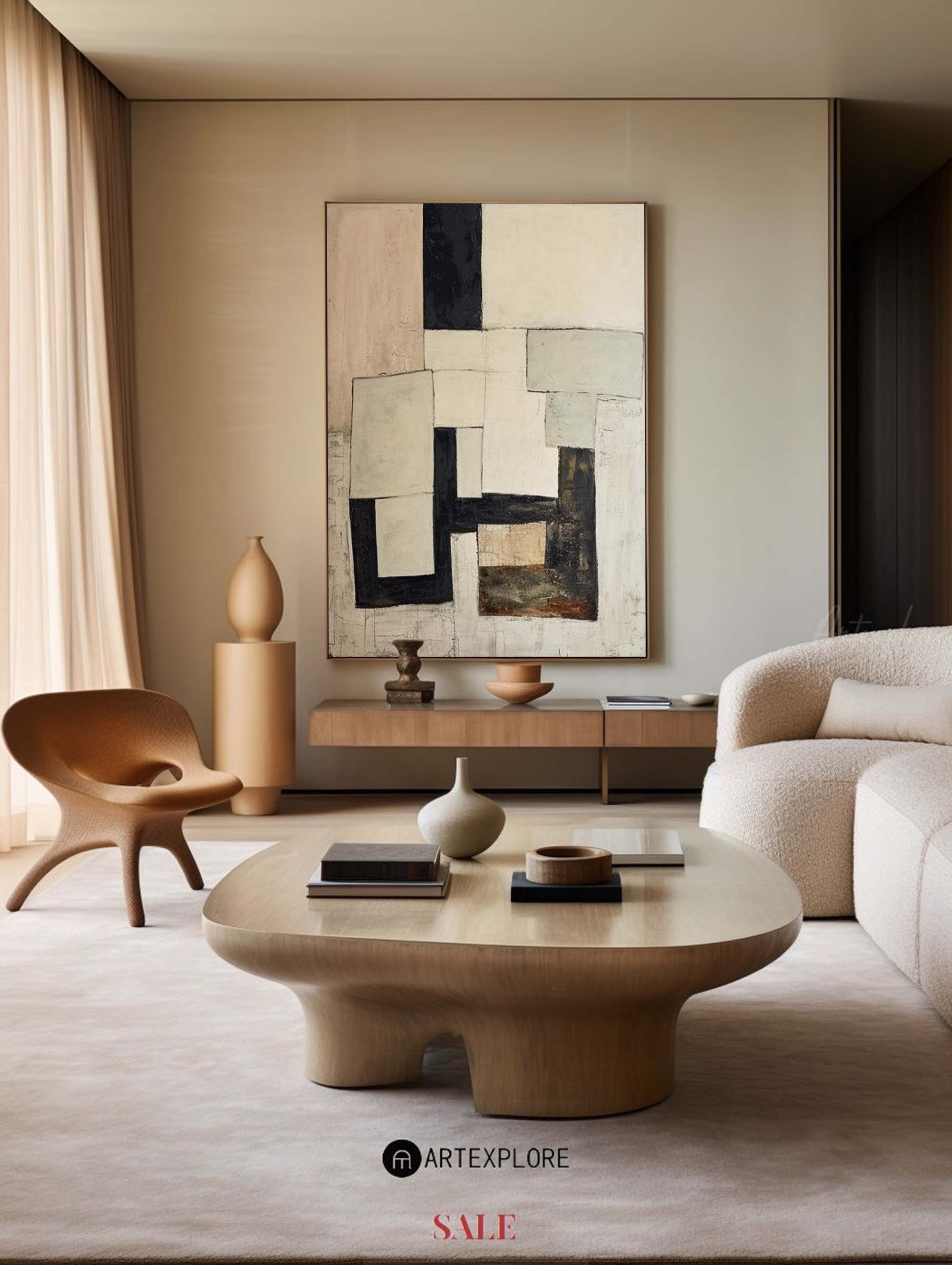 Modern Abstract Painting #ABAV436